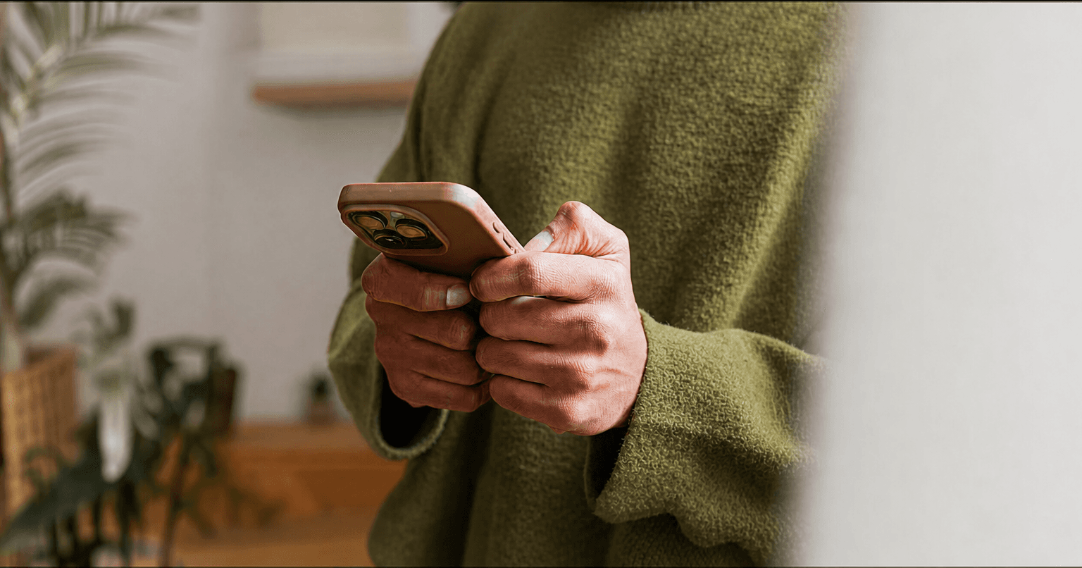 Member messaging their Meto clinician from their phone
